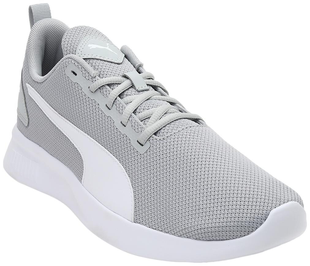 

PUMA Unisex Textile Fabric Textured Running Shoes Grey