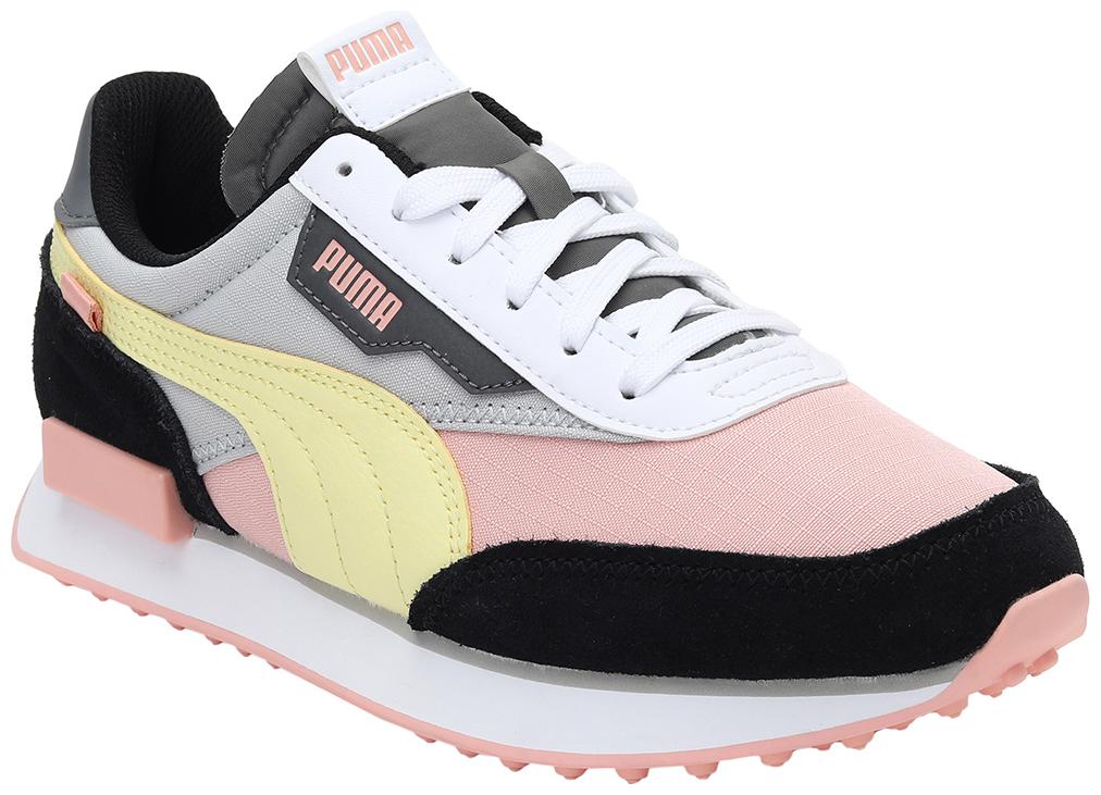 

PUMA Unisex Textile Fabric Textured Running Shoes Pink