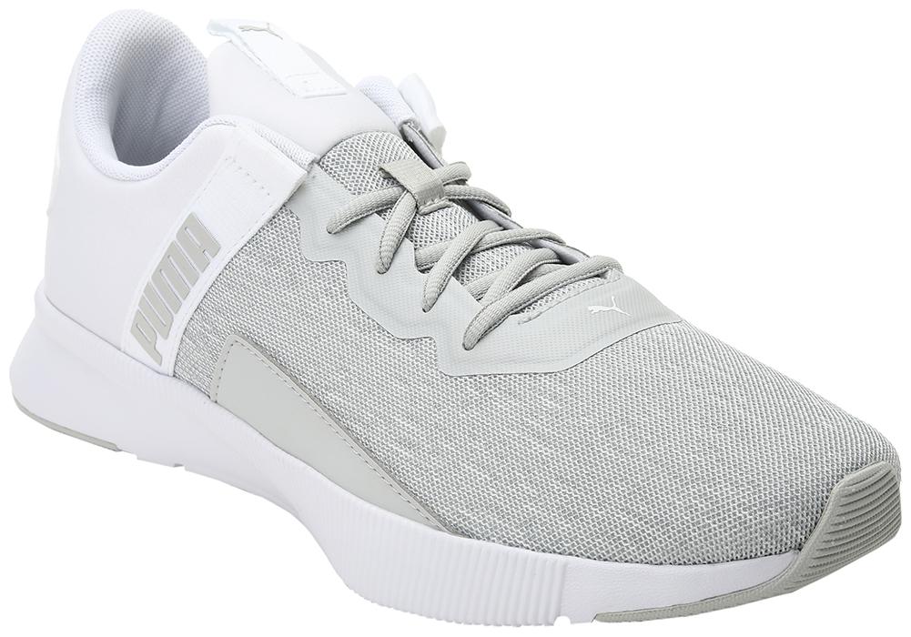 

PUMA Unisex Textile Fabric Textured Running Shoes White