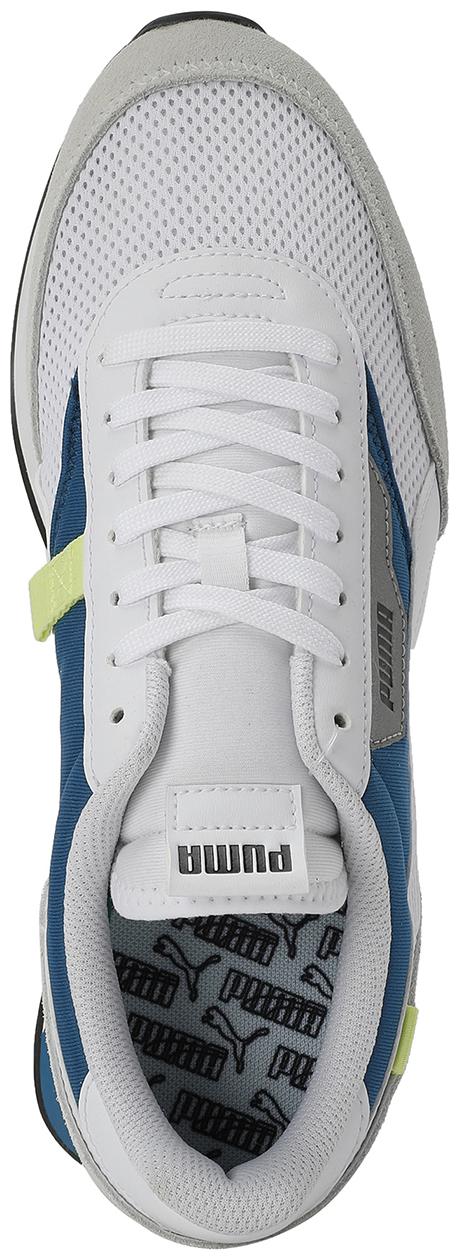

PUMA Unisex Textile Fabric Textured Running Shoes White