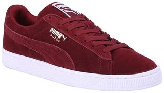 Puma Suede Classic + Classic Sneakers Shoes For Men (Red)