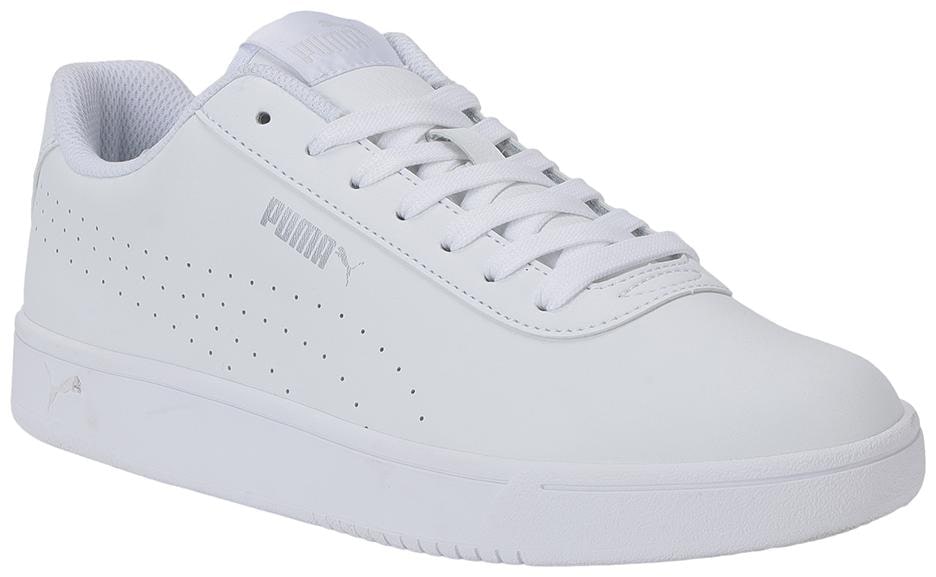 

Puma Court Pure Unisex White Classic Sneakers - 374766