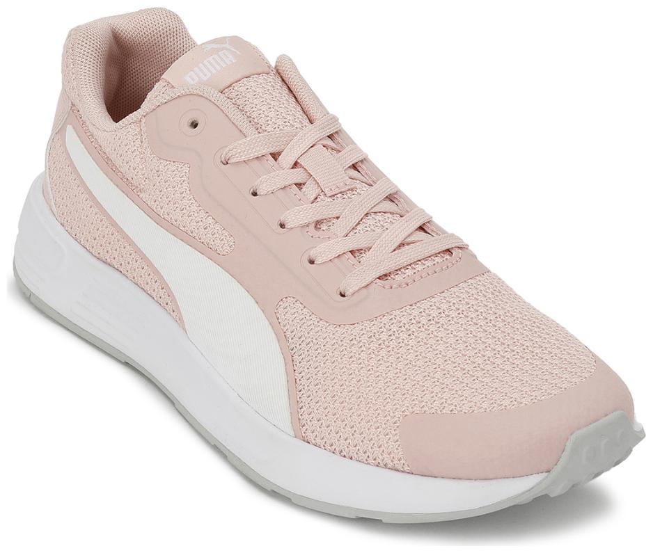 

PUMA Unisex Textile Fabric Textured Running Shoes Pink