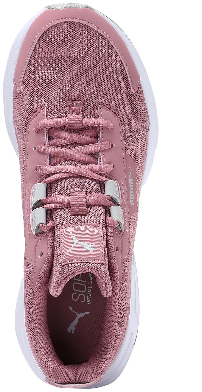

PUMA Unisex Textile Fabric Textured Running Shoes Pink