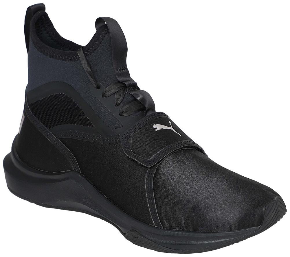 

Puma Women Phenom Satin EP Wn s Training Gym Shoes ( Black )