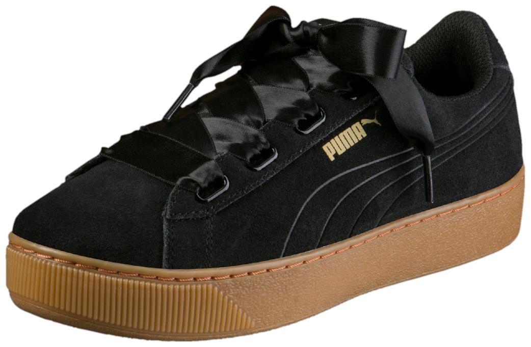 

Puma Women Vikky Platform Ribbon Training Gym Shoes ( Black )