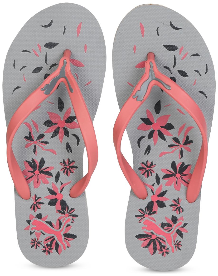 

Puma Women Grey T-Strap Flats