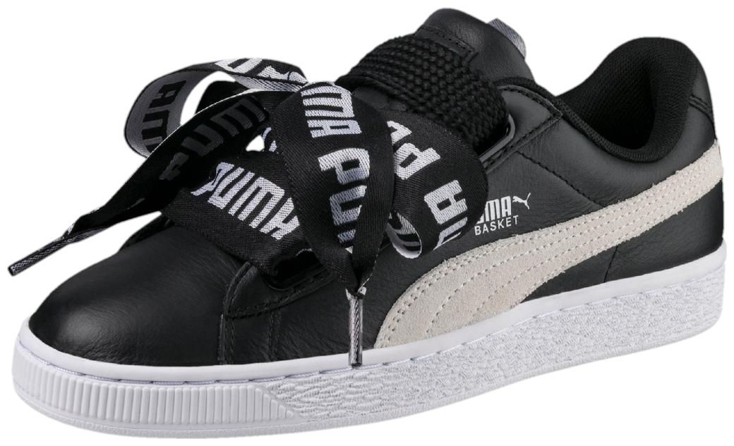 

Puma Women s Basket Heart DE Wn s Black Sneakers Shoes