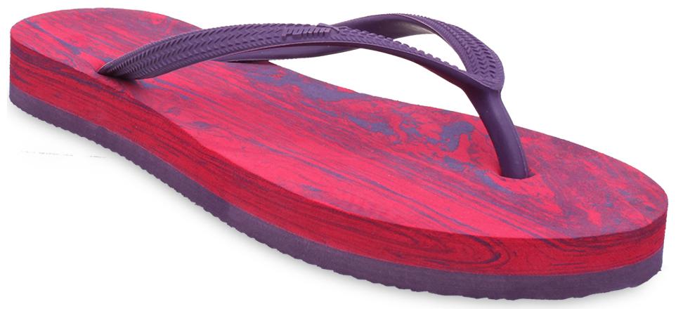 

Puma Women s First Flip Platform Marble IDP Red Flip Flops