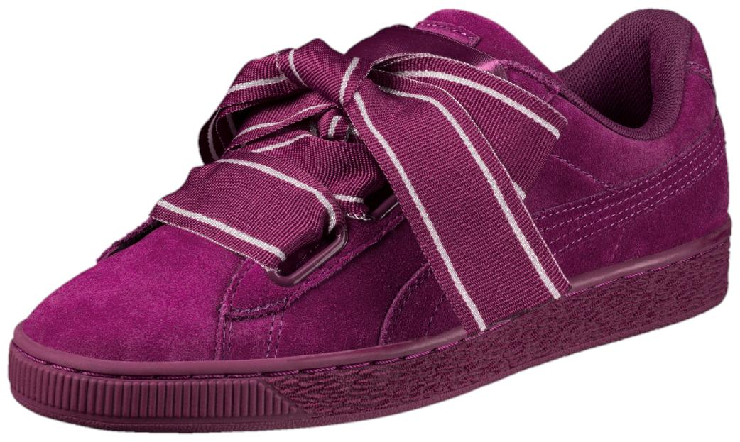 

Puma Women Suede Heart Satin II Wn s Training Gym Shoes ( Purple )