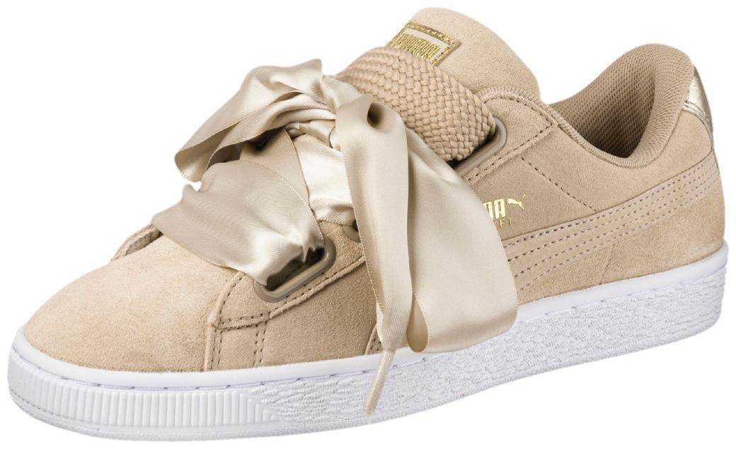 

Puma Women Suede Heart Safari Wn s Training Gym Shoes ( Beige )