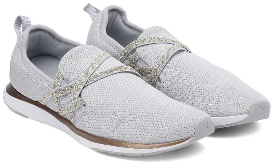 

Puma Women Ella Ballet Metallic Walking Shoes ( Grey )