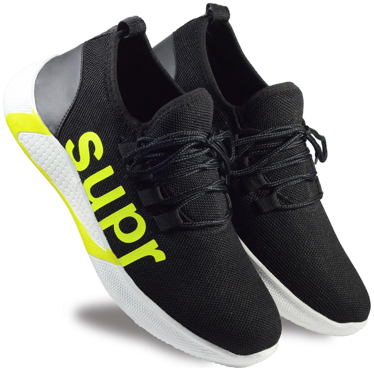 

R-ME Men Running Shoes ( Black )