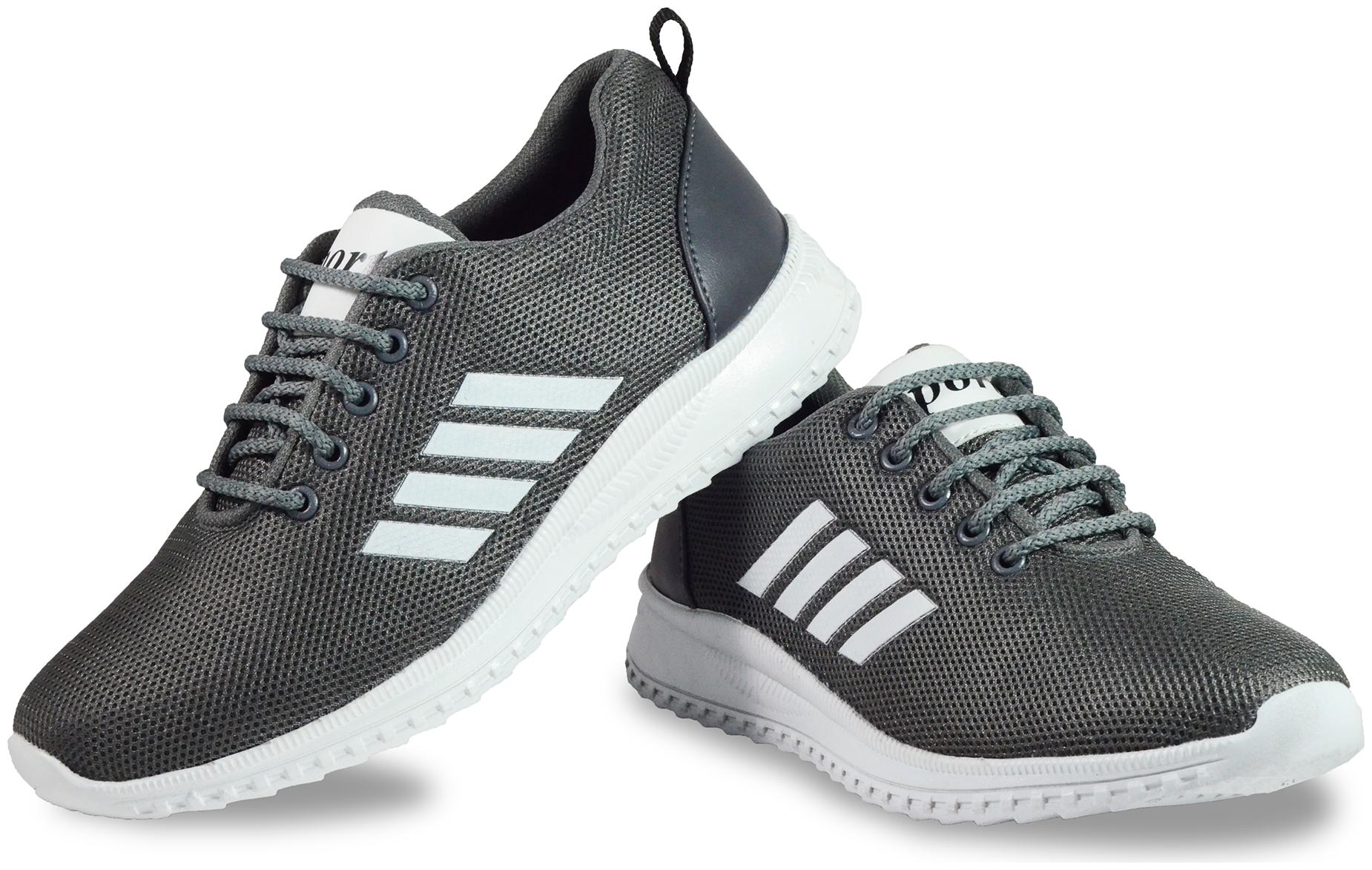 

R-ME Men Running Shoes ( Grey )