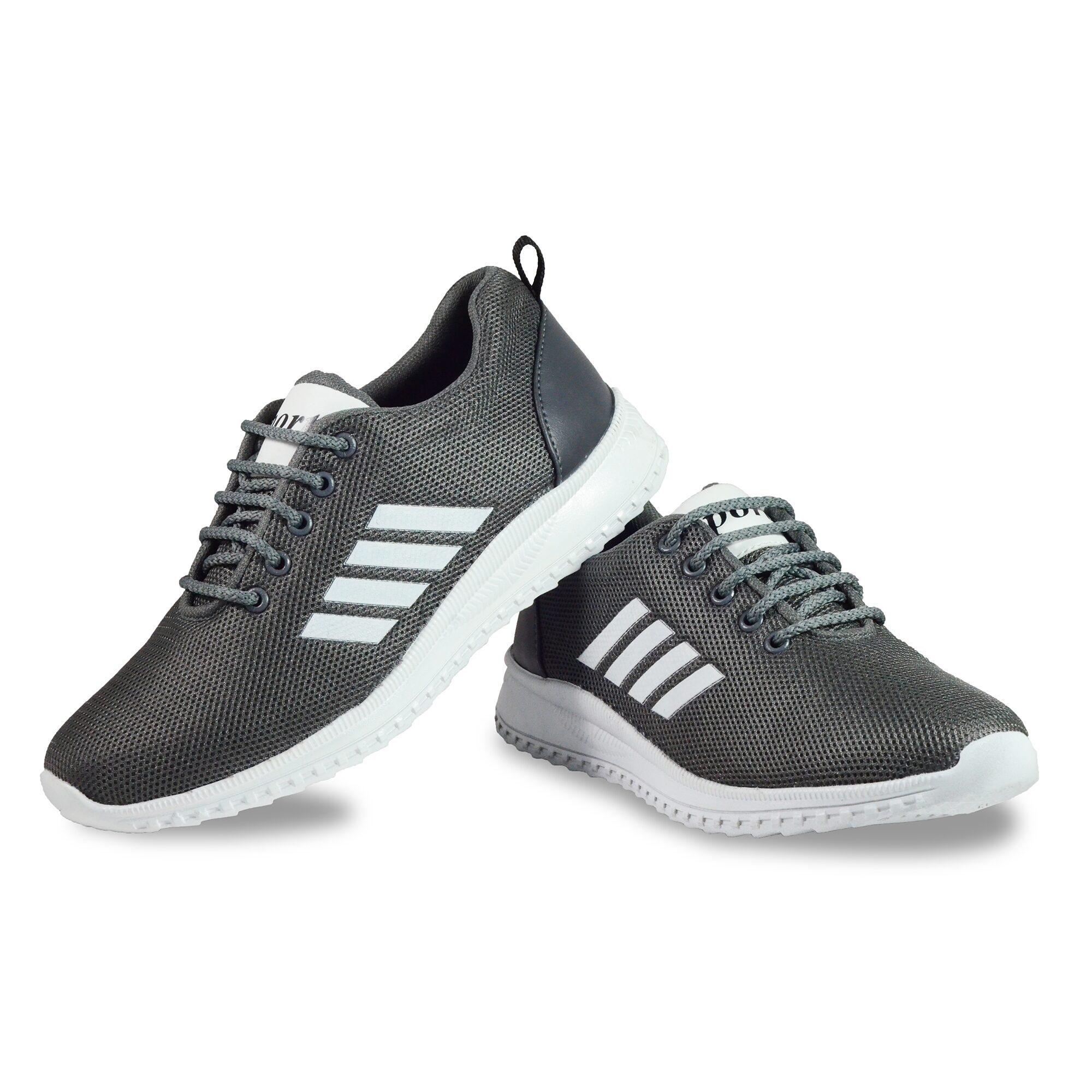 

R-ME Men Running Shoes ( Grey )