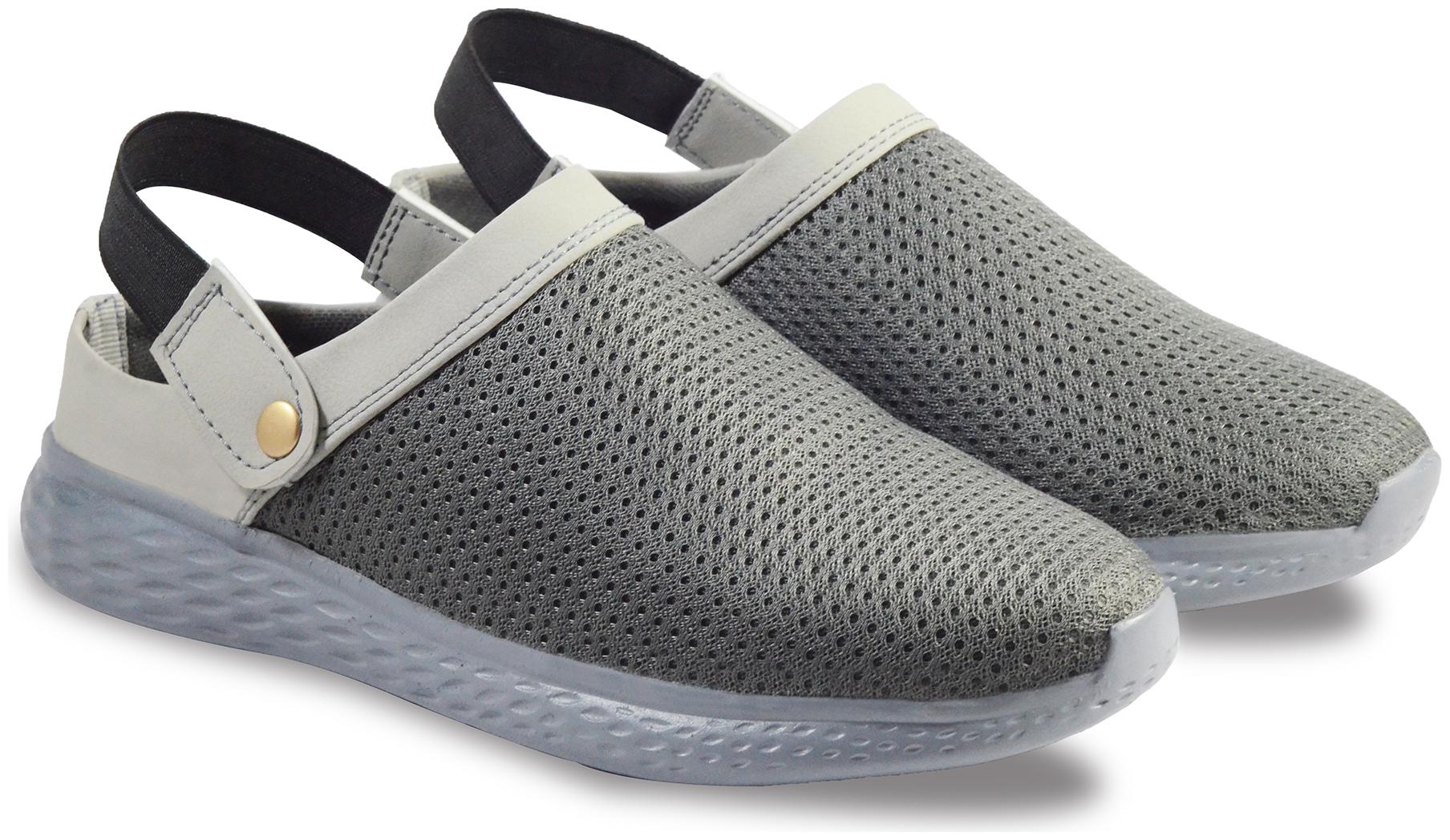 

R-ME Men Grey Shoe-Style Sandals