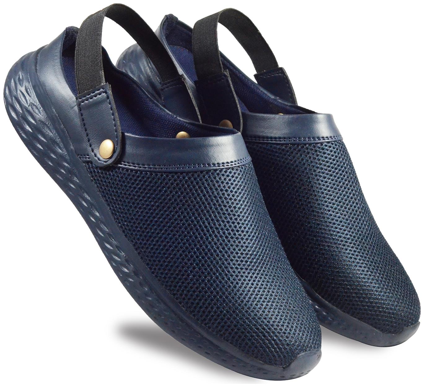 

R-ME Men Navy Blue Shoe-Style Sandals