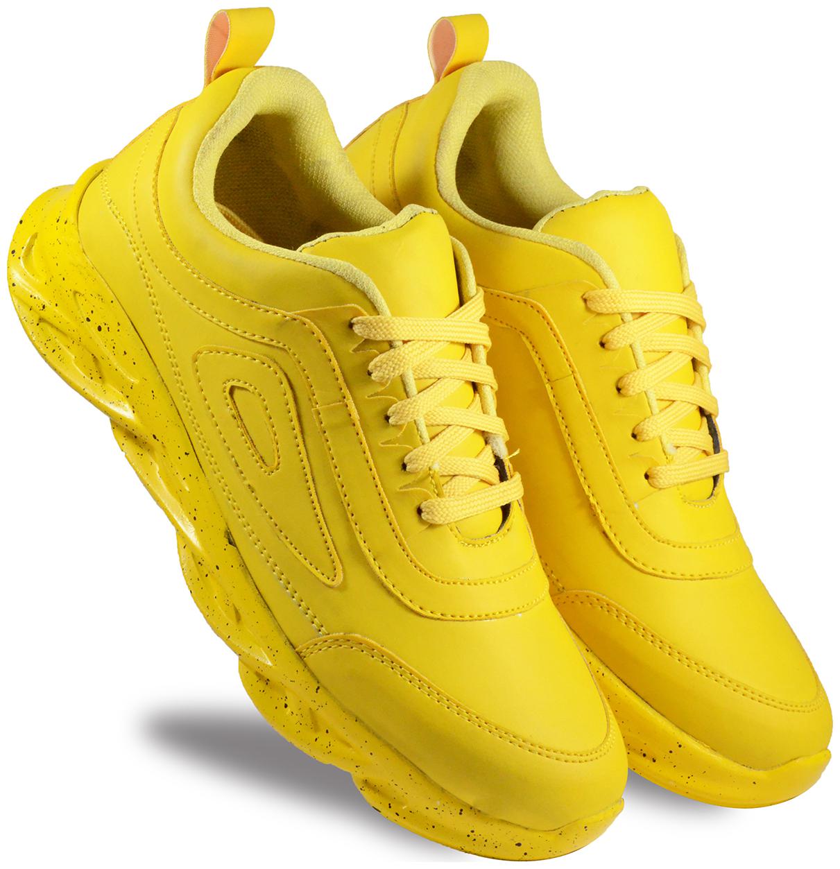 

R-ME Men Running Shoes ( Yellow )