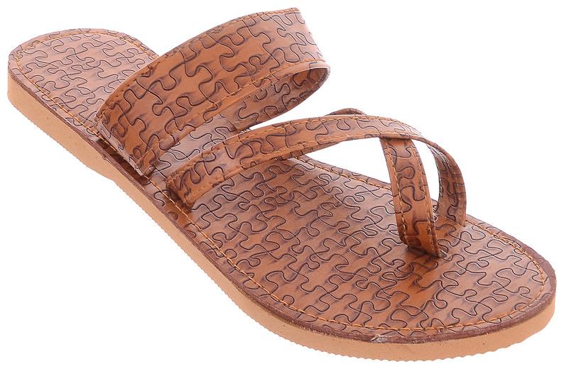 

RA-Rock Women Tan One Toe Flats