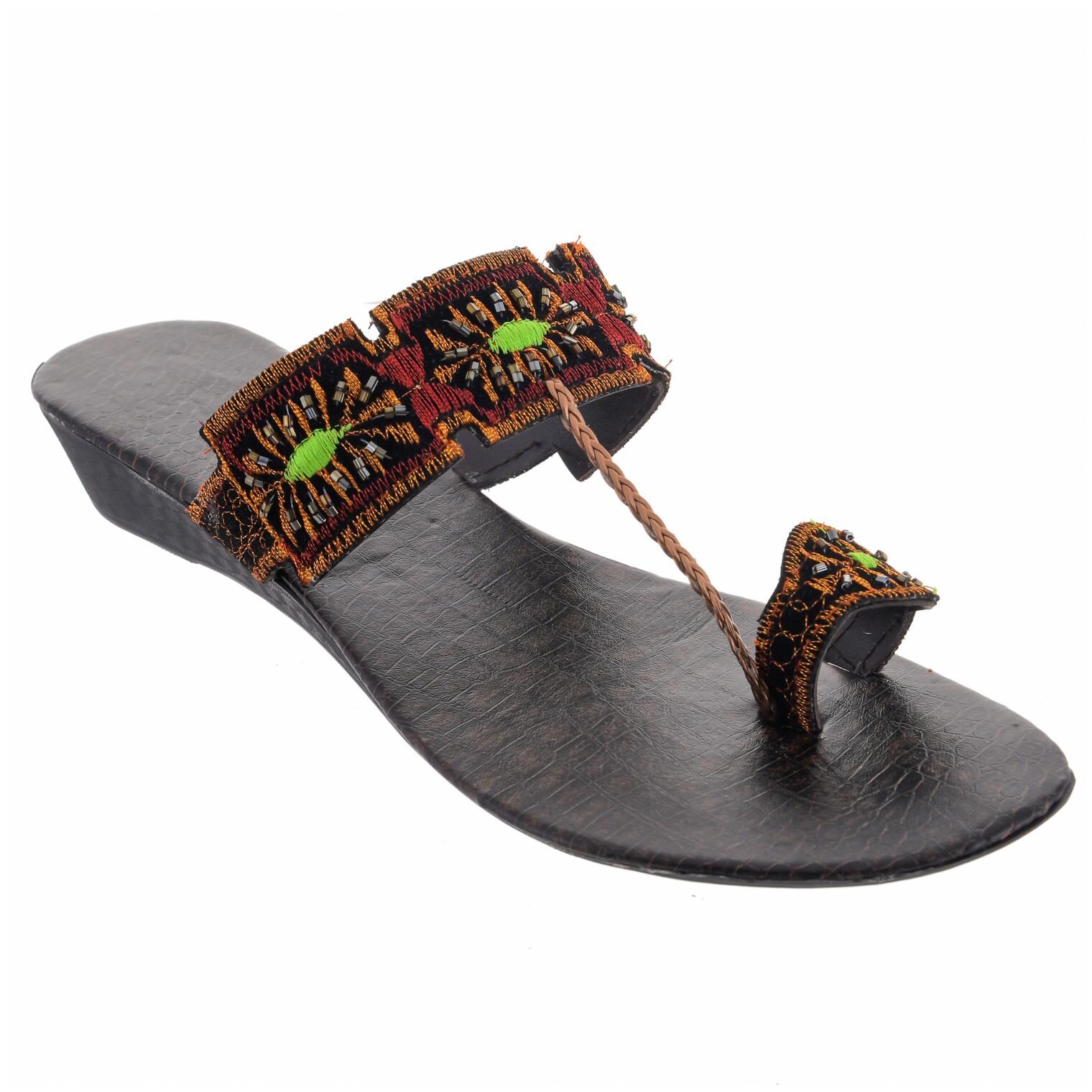 

RA-Rock Women Black One Toe Flats