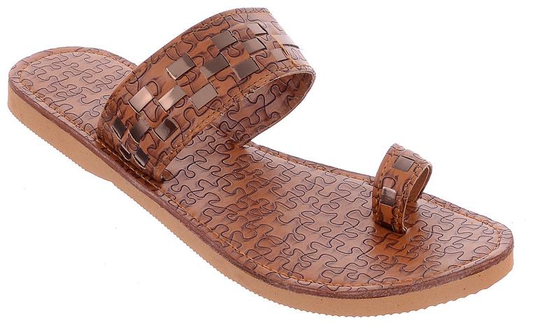 

RA-Rock Women Tan One Toe Flats