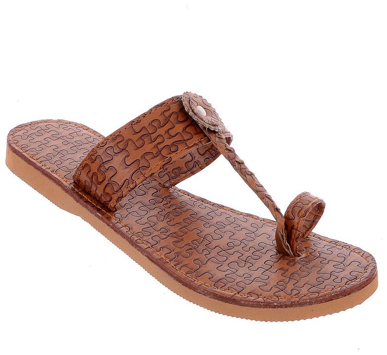 

RA-Rock Women Tan One Toe Flats