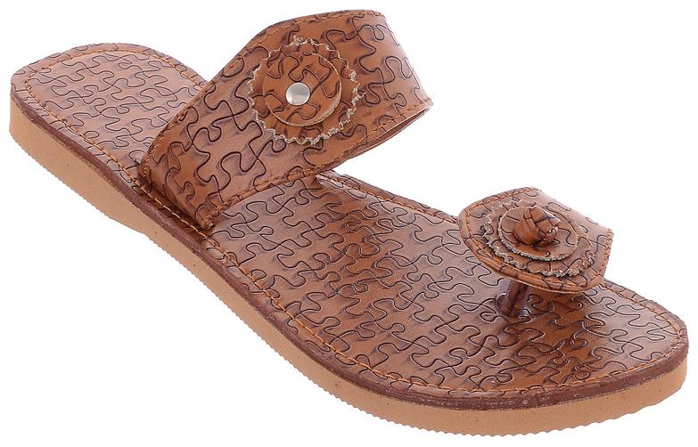 

RA-Rock Women Tan One Toe Flats