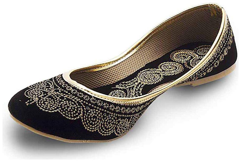 

RA-Rock Women Black Mojaris