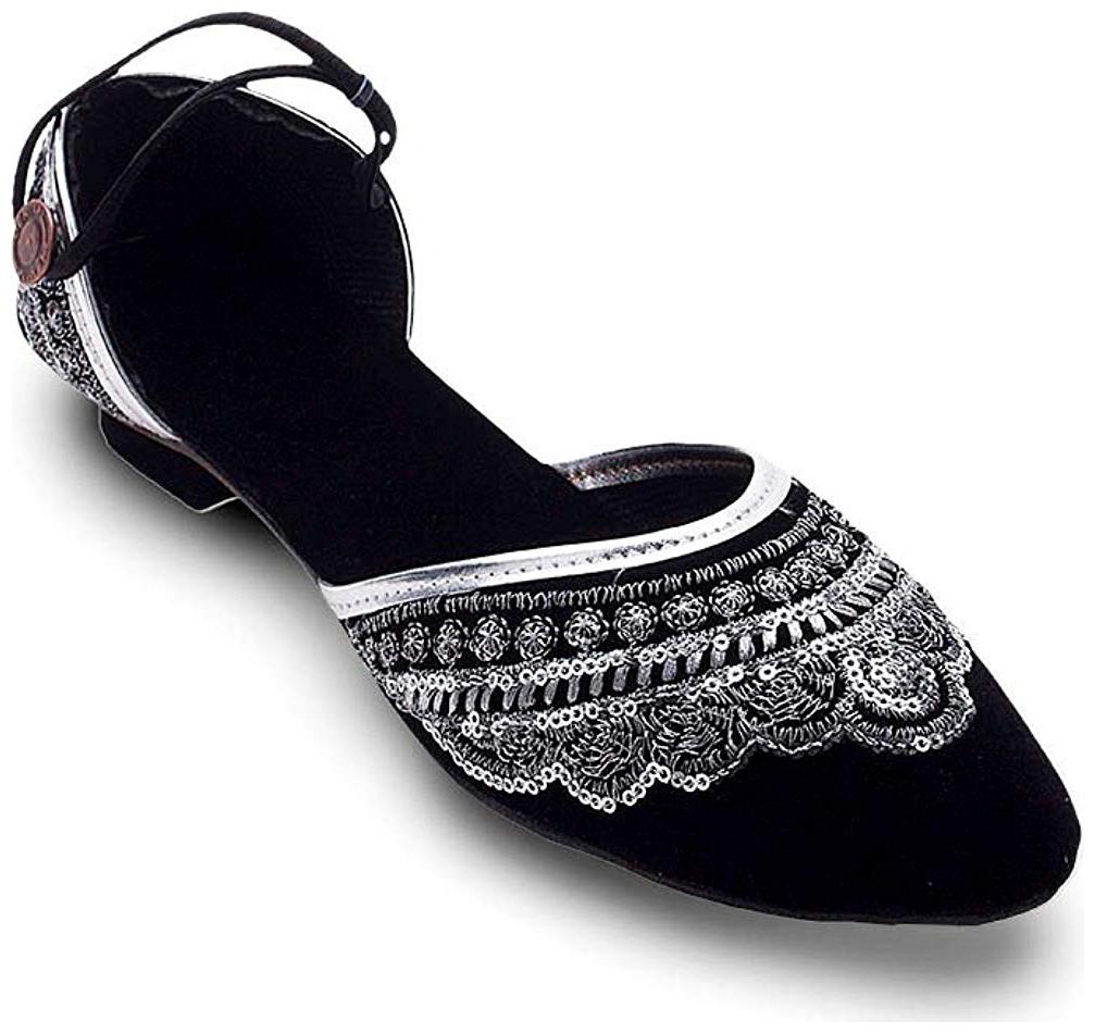 

RA-Rock Women Black Mojaris