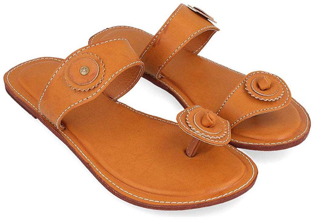 

RA-Rock Women Tan One Toe Flats