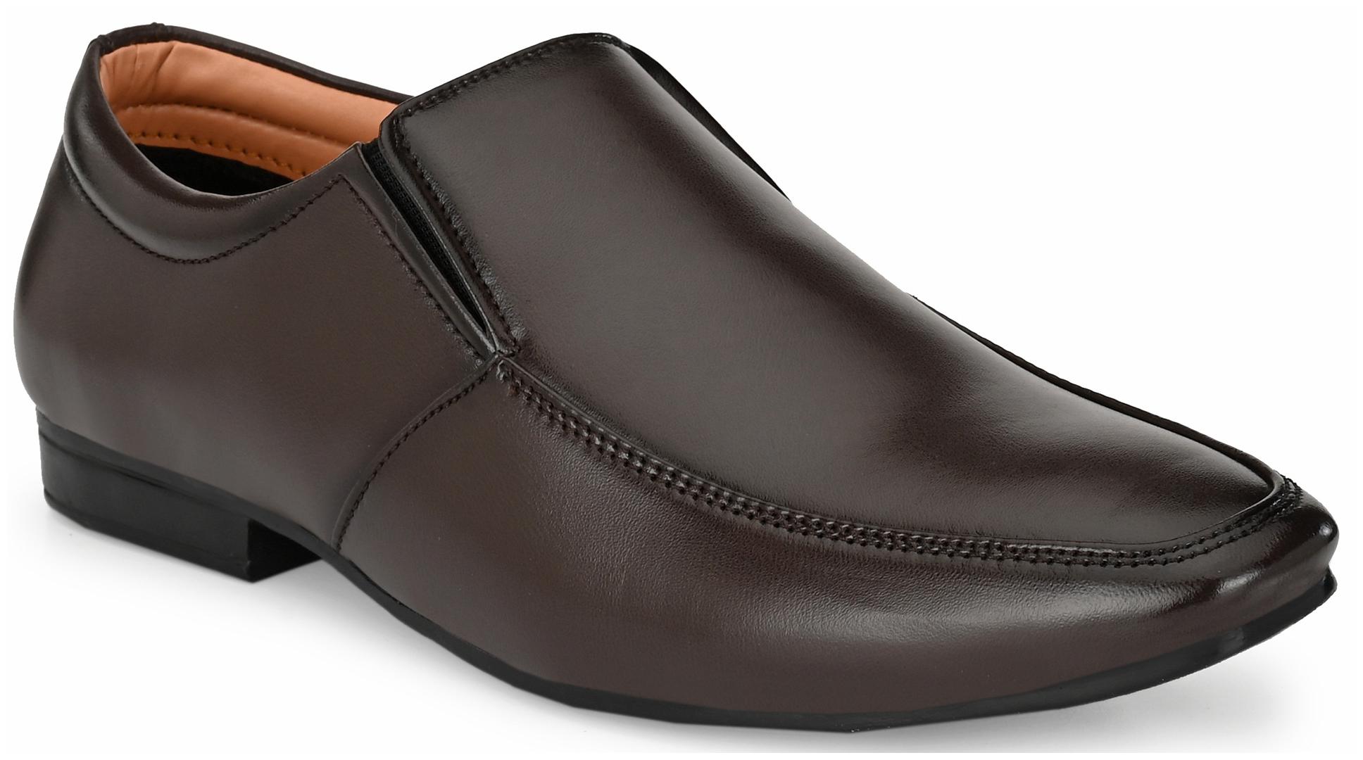 

RAY J Men Brown Slip-On Formal Shoes - RJ2004