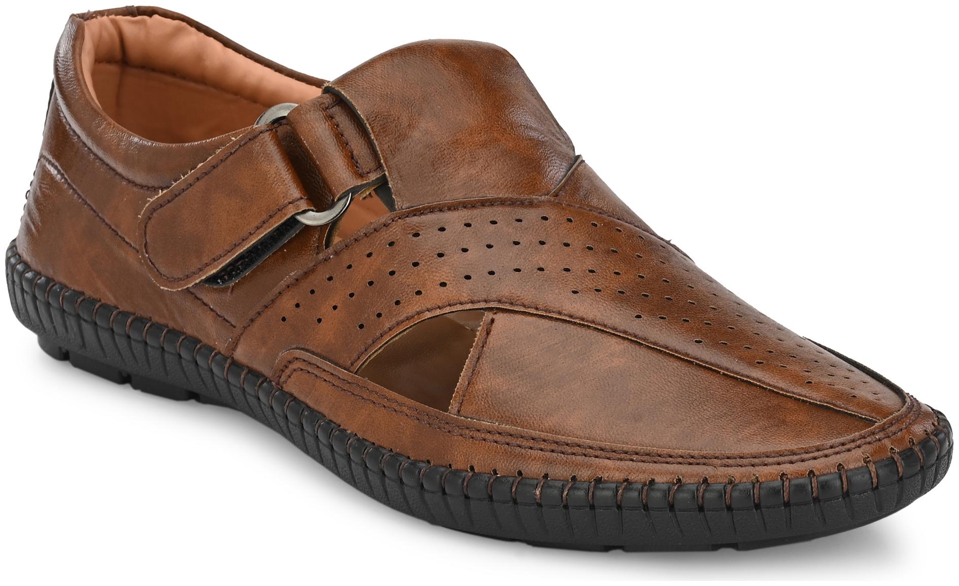 

RAY J Men Brown Sandals