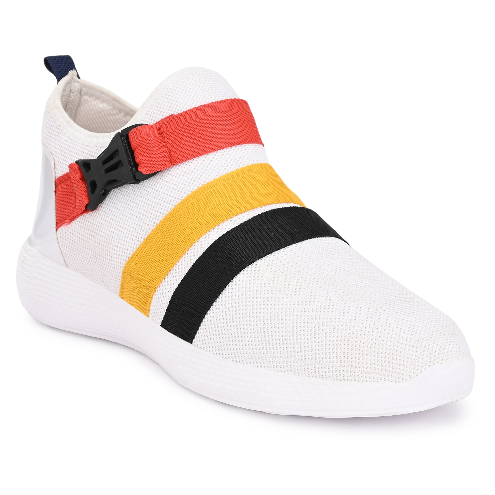 

RAY J Men White Classic Sneakers - Rj8890