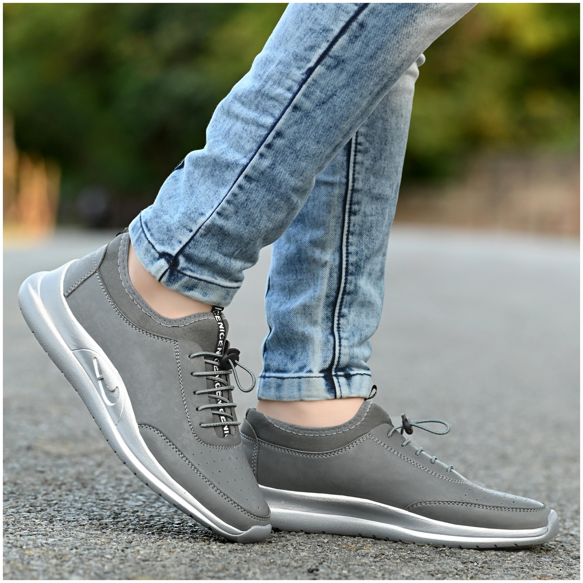 

RAY J Men Grey Classic Sneakers - Rj7791
