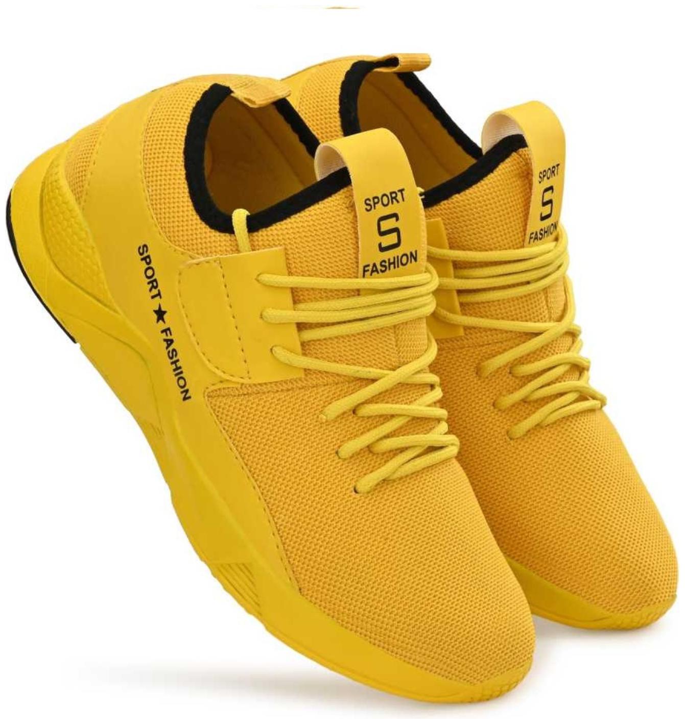 

RAYSFIELD Men Running Shoes ( Yellow )
