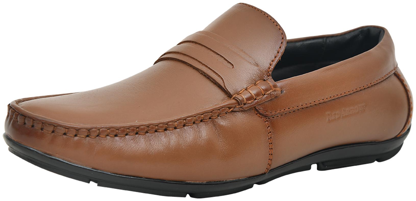 

Red Arrow Men Tan Loafers - RED ARROW SLIP ON SHOES - RA0035