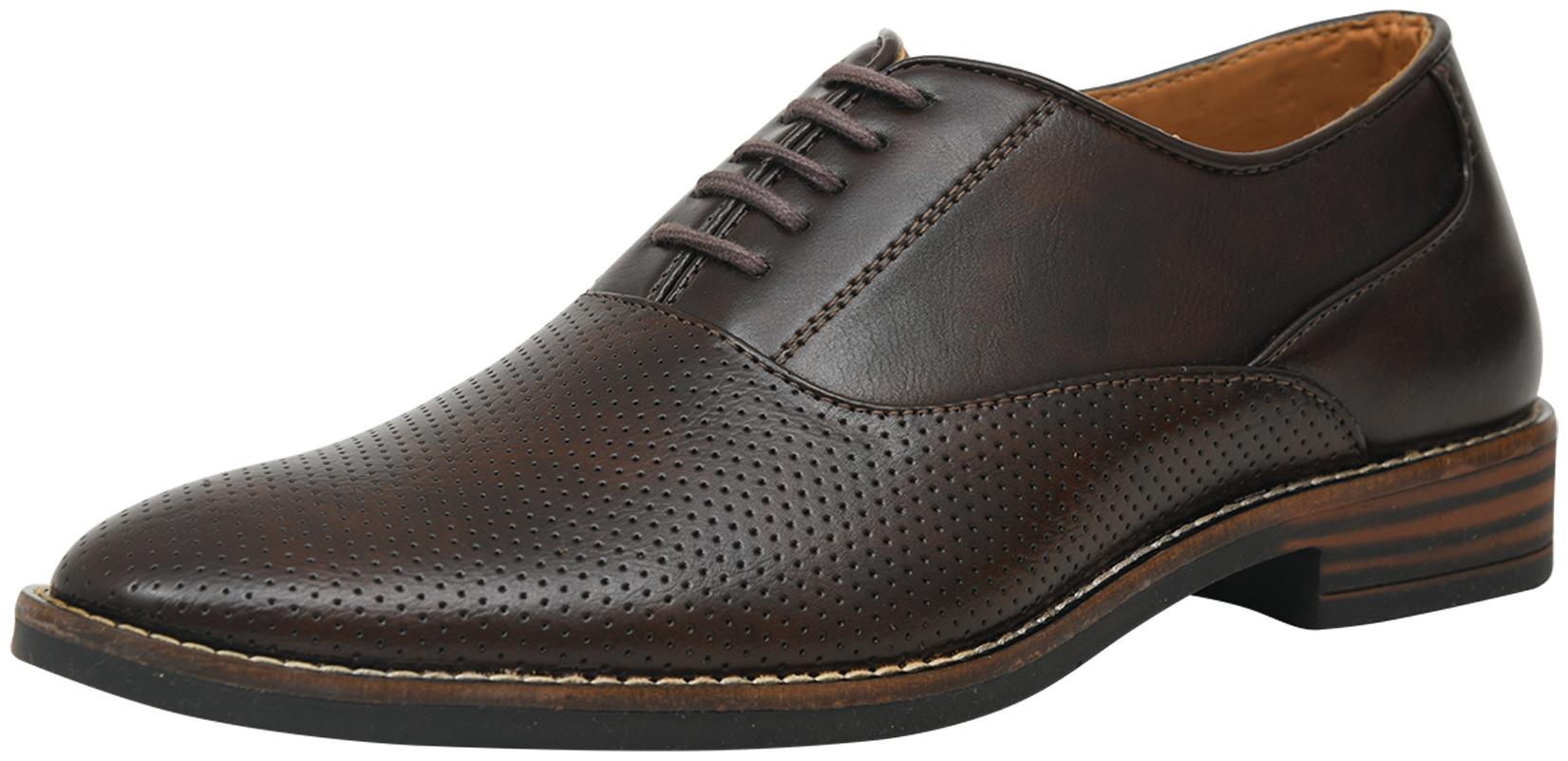 

Red Arrow Formal Brown Laceup Shoes for Men