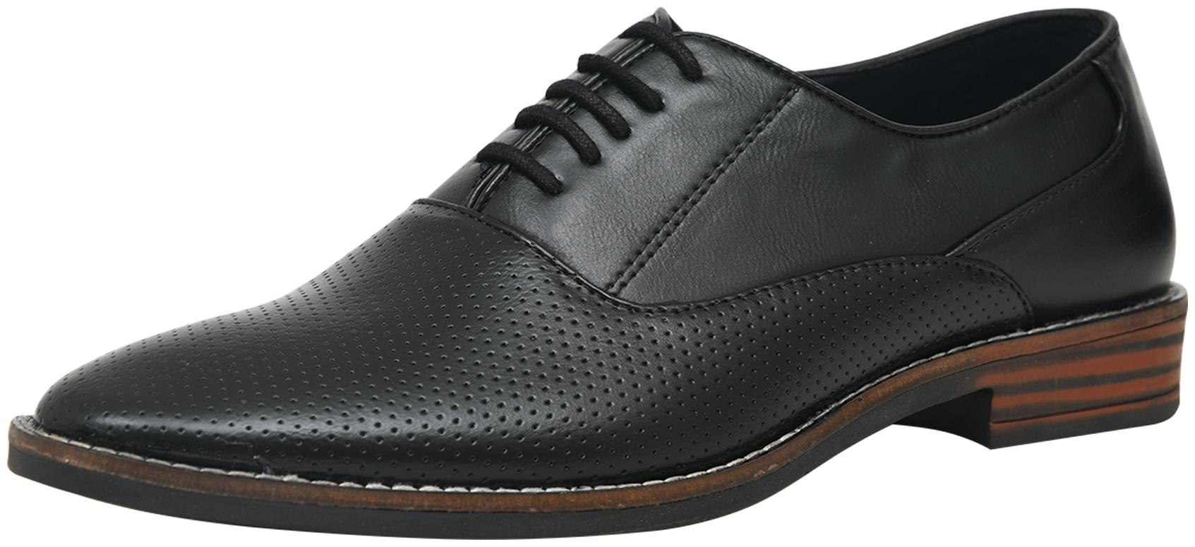 

Red Arrow Formal Black Laceup Shoes for Men