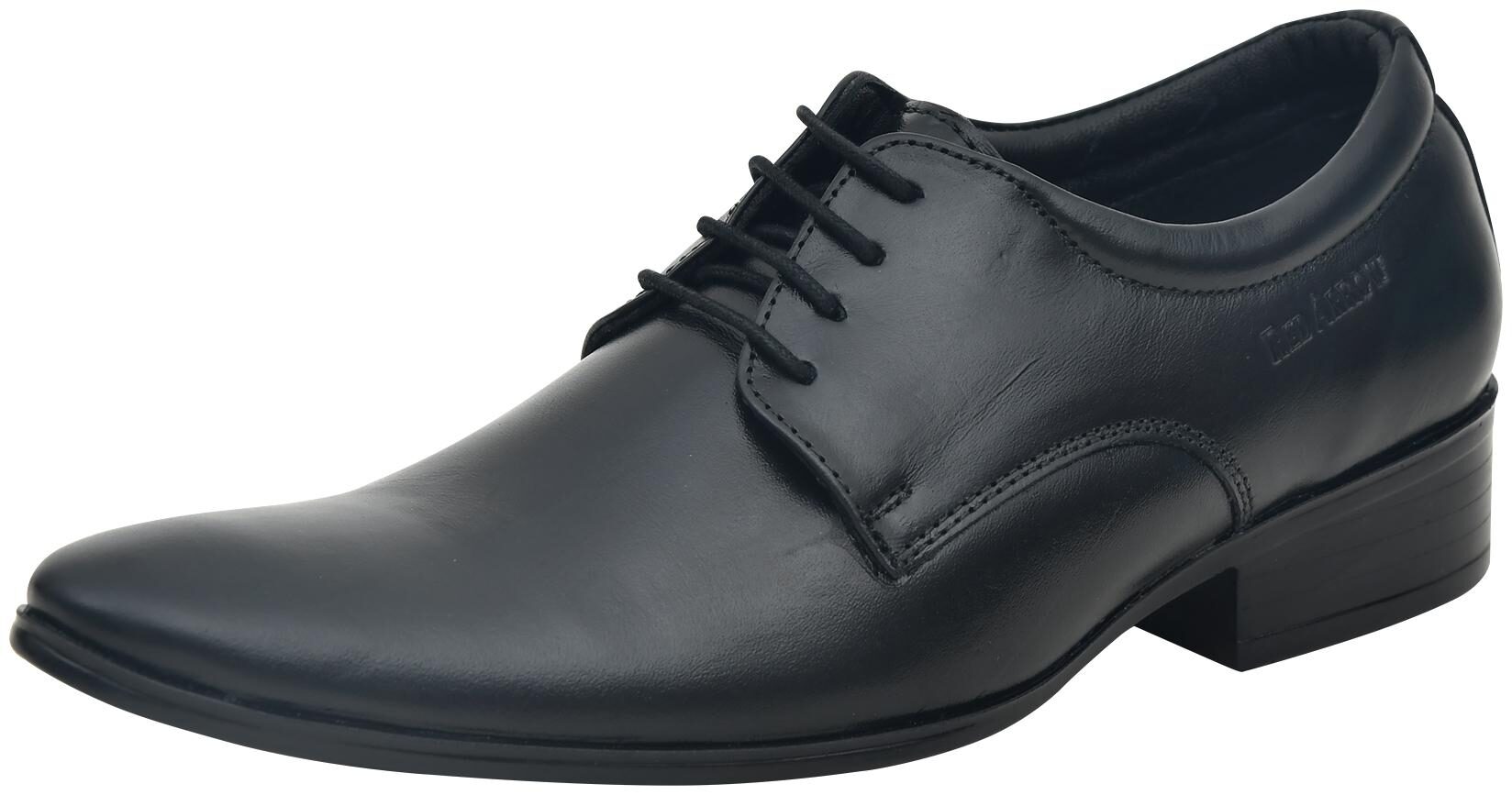

Red Arrow Men Black Derby Formal Shoes - LACEUP SHOES - RA0121