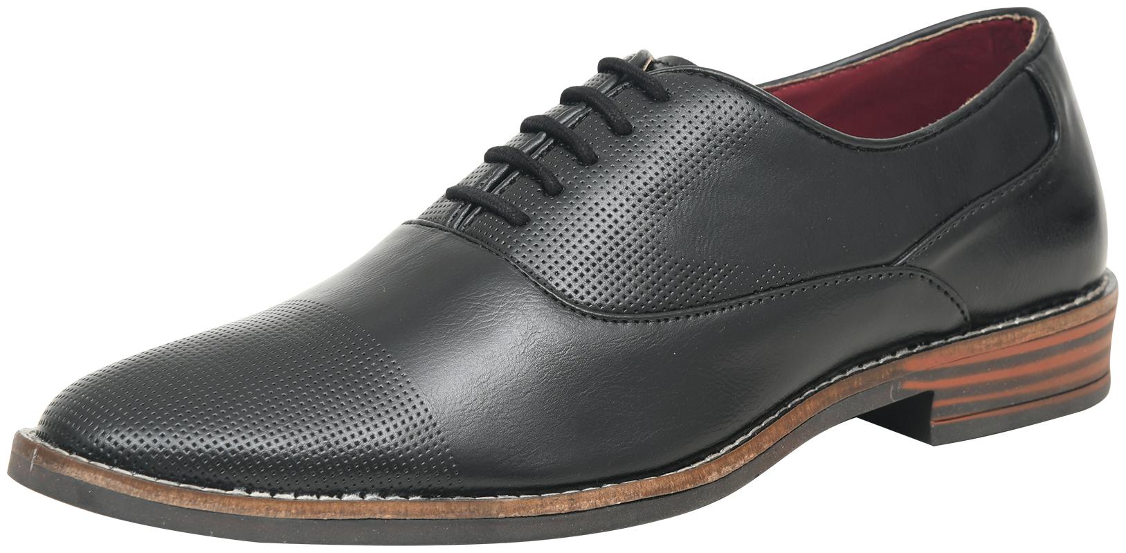 

Red Arrow Mens Patent Leather Formal Black Lace up Shoes Party Wear Formal Shoes