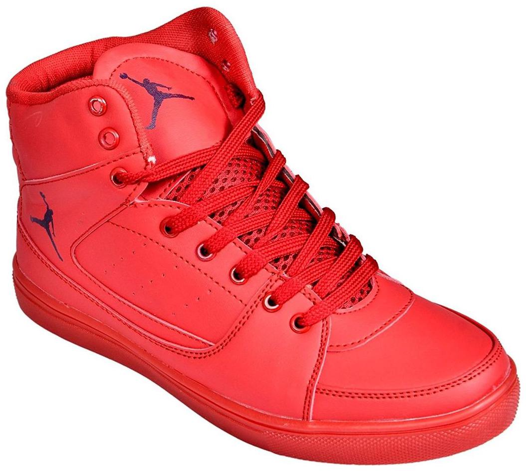 

SIM STYLE Men Red Casual Shoes
