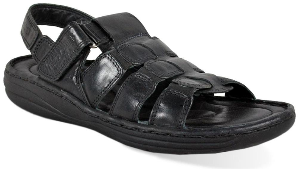 

Red Chief Men s Black Casual Leather Sandal Rc1081 001