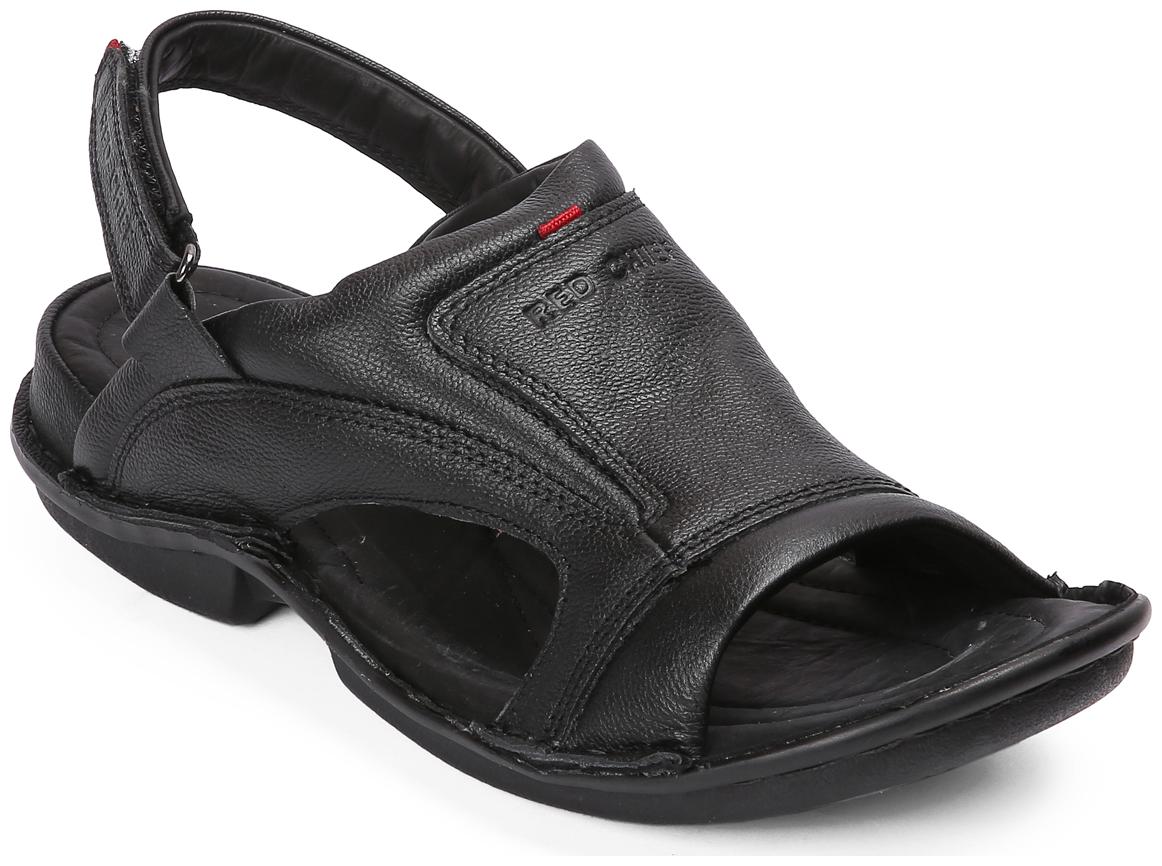

Red Chief Men Black Sandals