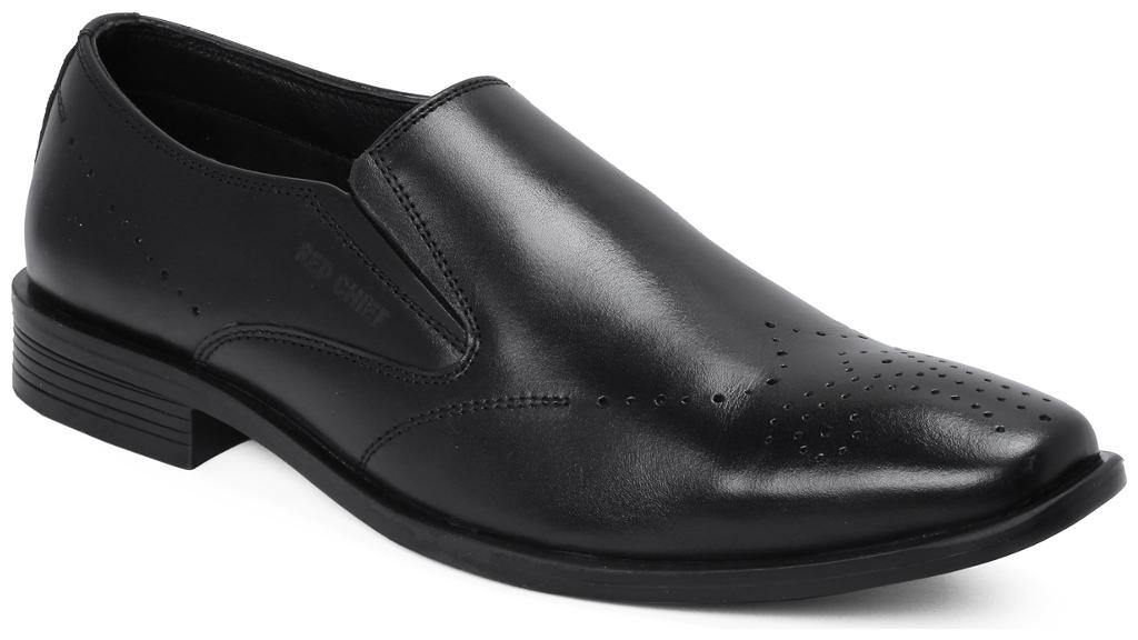 

Red Chief Men s Black Formal Leather Shoes Rc3468 001
