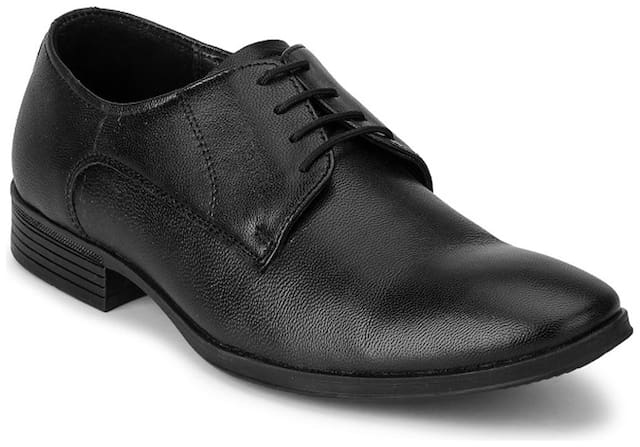 Red Chief Men's Black Formal Leather Shoes Rc1332A 001