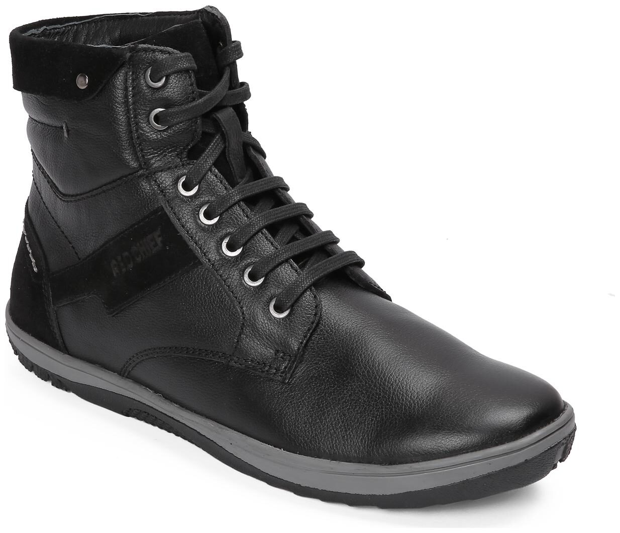 

Red Chief Black Leather Men Casual Shoe (RC3548 001)