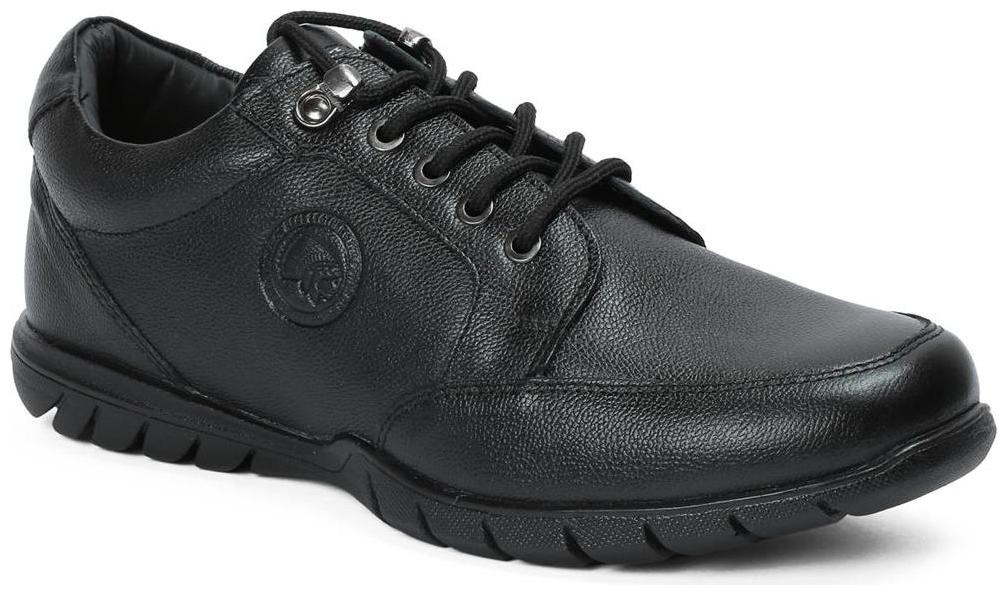 

Red Chief Black Men Casual Leather Shoes (RC6069 001)