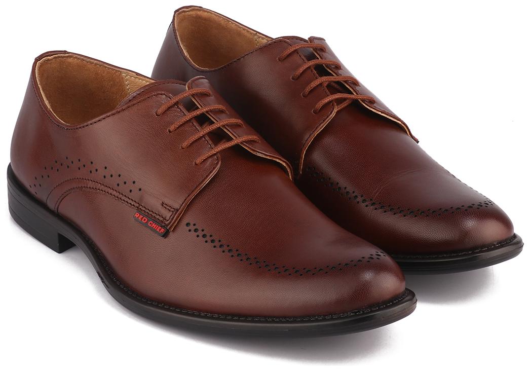 

Red Chief Men Brown Derby Formal Shoes - RC3654