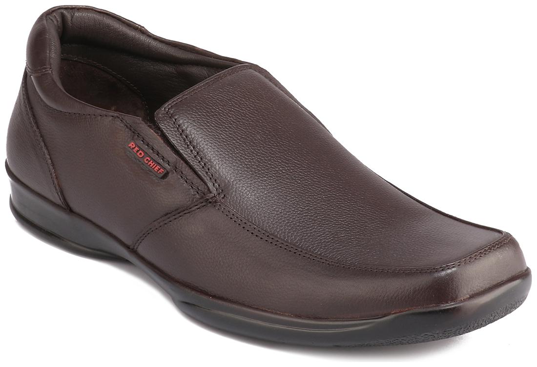 

Red Chief Men Black Slip-On Formal Shoes - RC3500