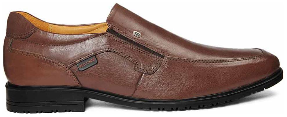 

Red Chief Men Brown Slip-On Formal Shoes
